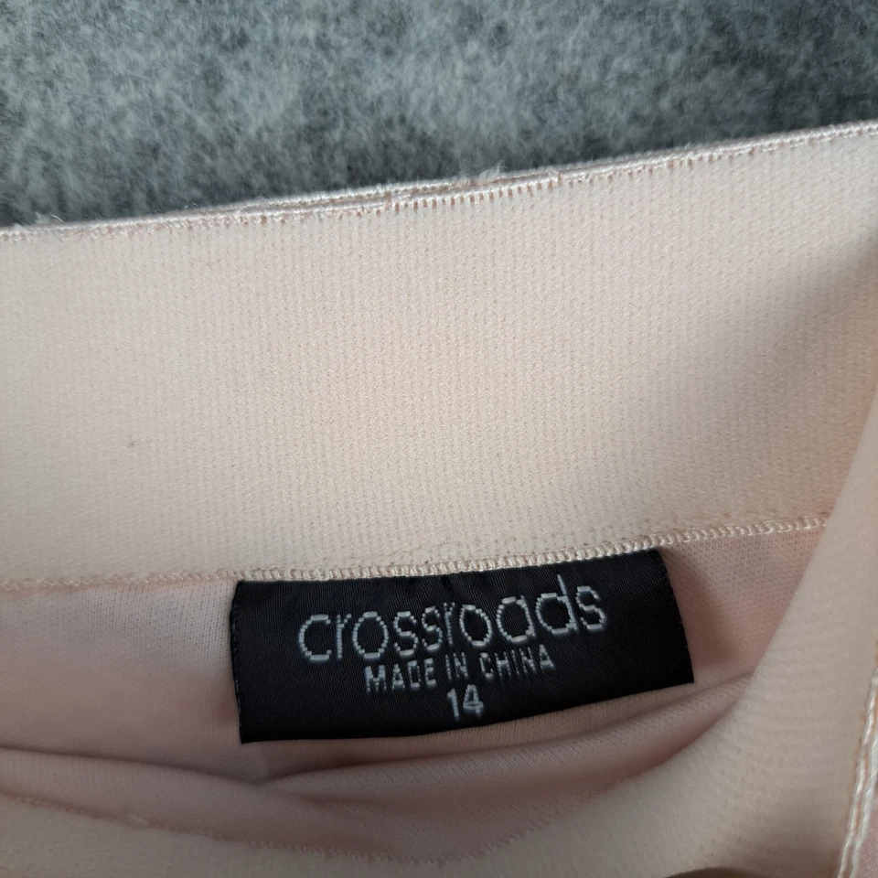 Falda Crossroads Mujer 14 Rosa Línea A Malla Verano Primavera 8525 Foto 2 de 4