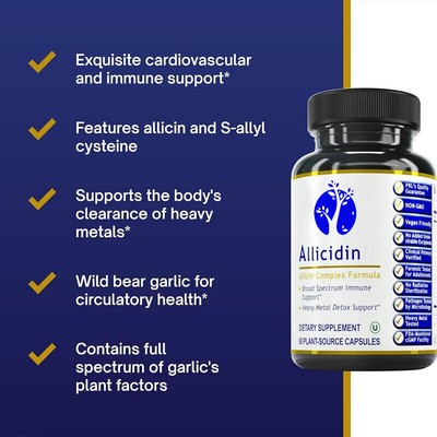 Garlic supplement -60 capsules of pure vegetarian capsules