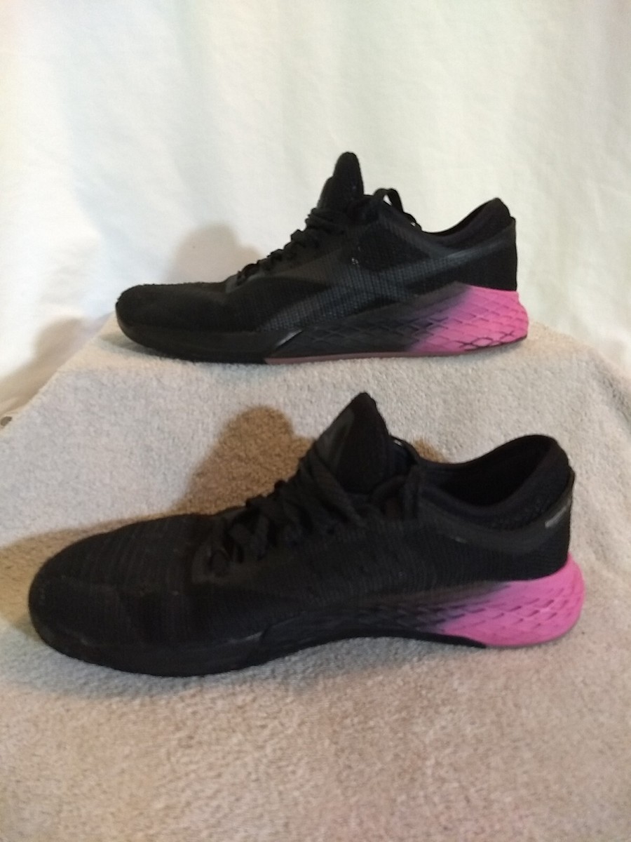 Reebok Mens Crossfit Nano 9 Black Cross Training Shoes (FU7561