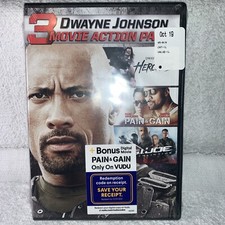 The Rock-Dwayne Johnson-Action Collection: Hercules/G.I. Joe/Pain & Gain 3 DVD