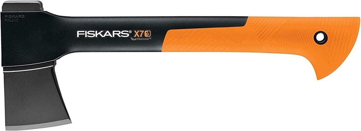 FISKARS X7 Hatchet 7850 Ax Wood Chopping Ax 14 Inch & Ax & Knife