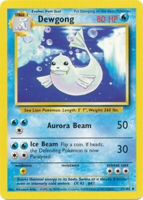 Dewgong (25/102) [Base Set Unlimited] | eBay
