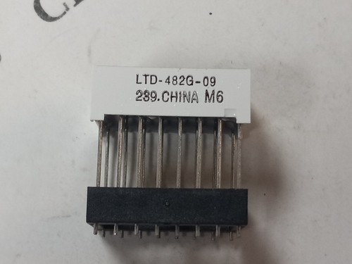 Green Cobra 29 142 148 Uniden .4" 2-Digit LED Channel Display Readout CA 16-Pin - Picture 2 of 12