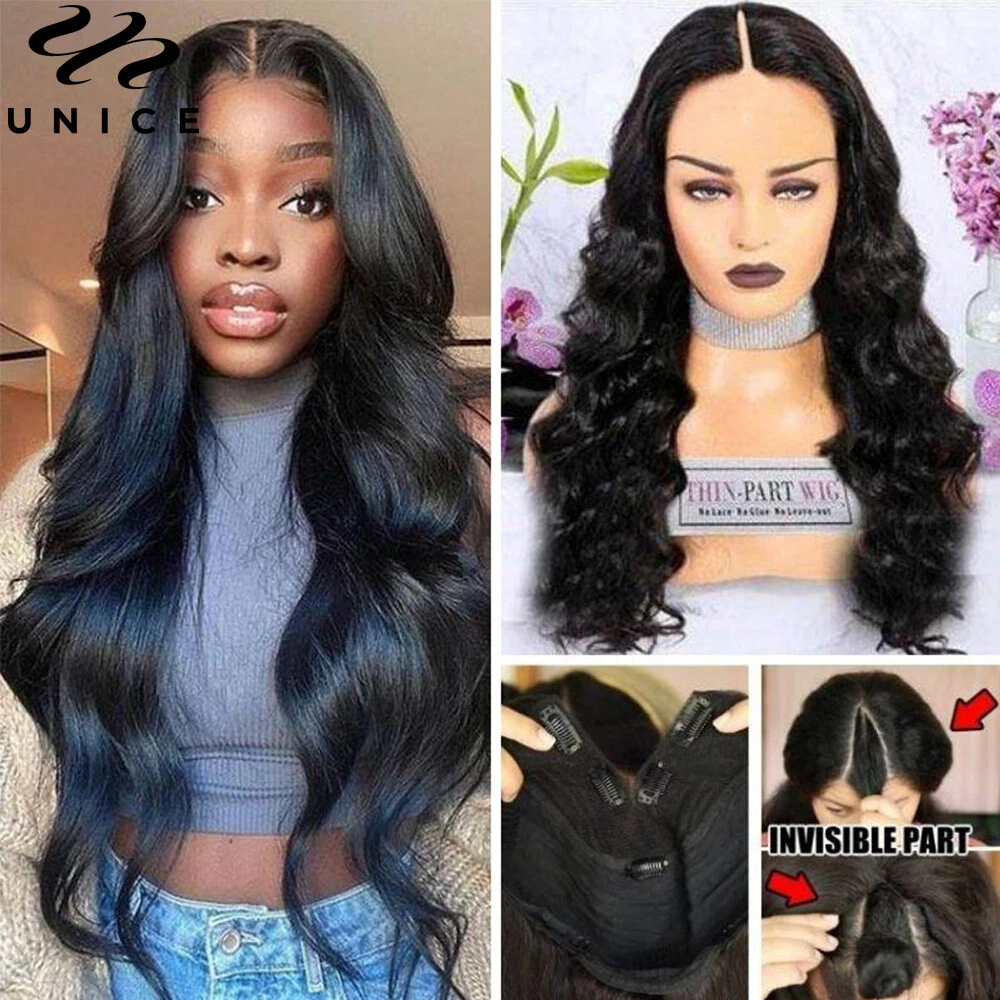 U front top lace wigs