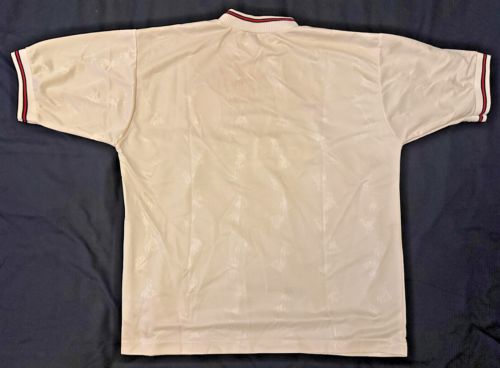 Vintage LIVERPOOL AWAY SHIRT 1996/97 (L) ECRU ORIGINAL REEBOK SHIRT 42/44 - Picture 5 of 6