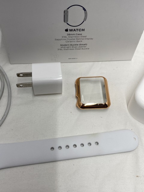 apple watch 38mm case 316l stainless steel sapphire crystal