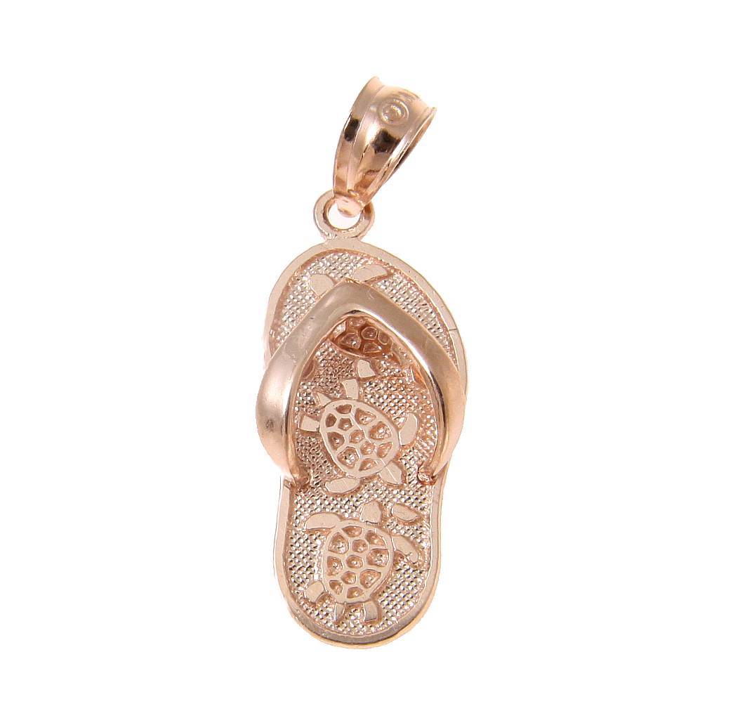 PANTOFOLA D’ORO CIONDOLO CIONDOLO TARTARUGA HONU ORO ROSA HAWAIANO PANTOFOLA INFRADITO INFRADITO PERIZOMA