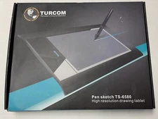 Turcom Pen Sketch TS-6580 High Resolution Drawing Tablet Plus accessories