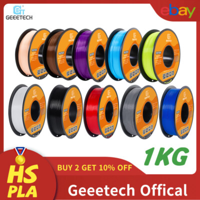 GEEETECH HS-PLA Filament 1.75mm 1kg/Spule für High Speed 3D Drucker Thunder