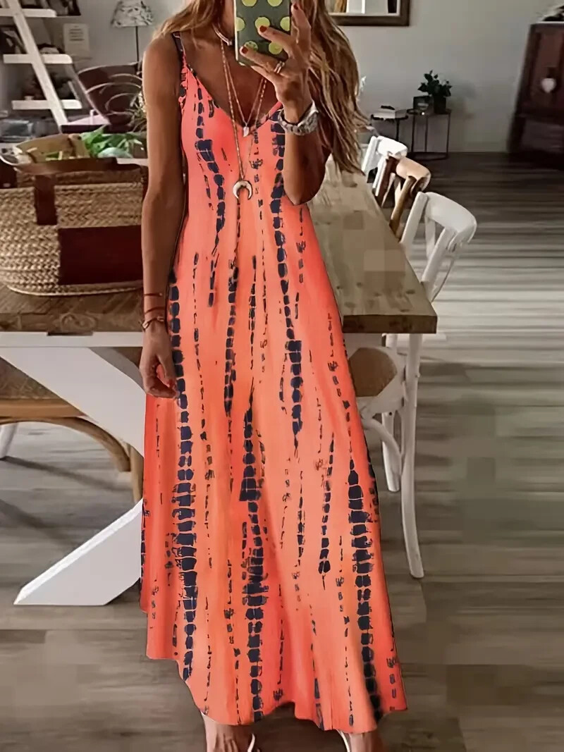 loose cami dress Safuny Women's Midi Cotton Loose Cami Dress Solid Color Retro Boho Sleeveless Clothing Summer Beach Round Neck Dress Elegant Casual Comfy Holiday Blue