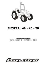 Manuale officina Landini Mistral 40 45 50