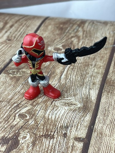 HTF Power Rangers Super Megaforce Mini Battle Ready Red Figure