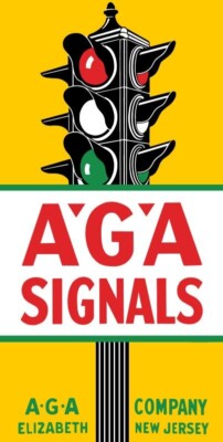 AGA Traffic Signal Co. of Elizabeth, NJ NEW Sign 24x48
