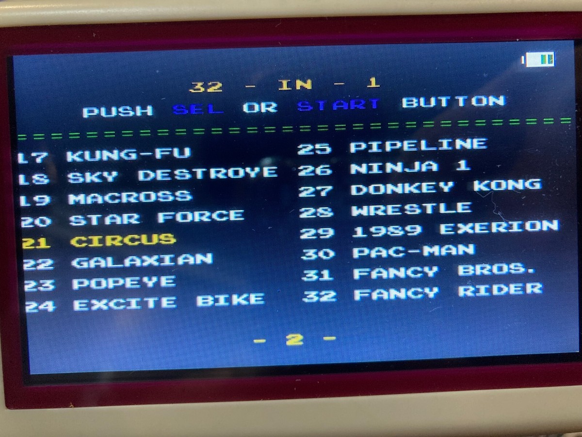 Famicom Game NES Super 32in1 with Fancy Mario, Fancy Excite Bike