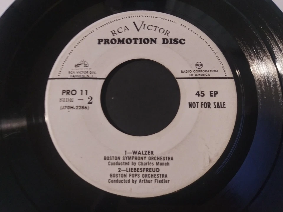 RCA Victor Promotion Disc 11 - 1950's VG Promo 45RPM Sampler EP PRO-11 Record - Image 3 of 3