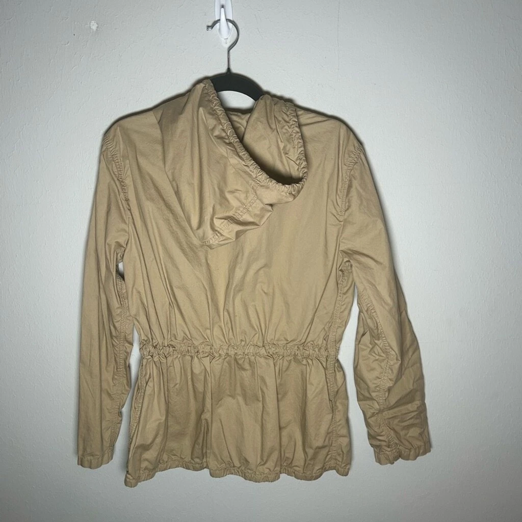 Giacca Michael Kors Cargo Tan con cappuccio e taglia med