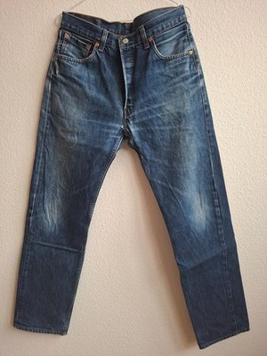 Levi's 501 Original Regular Fit Jeans Herren - Onewash Blau W34 L34