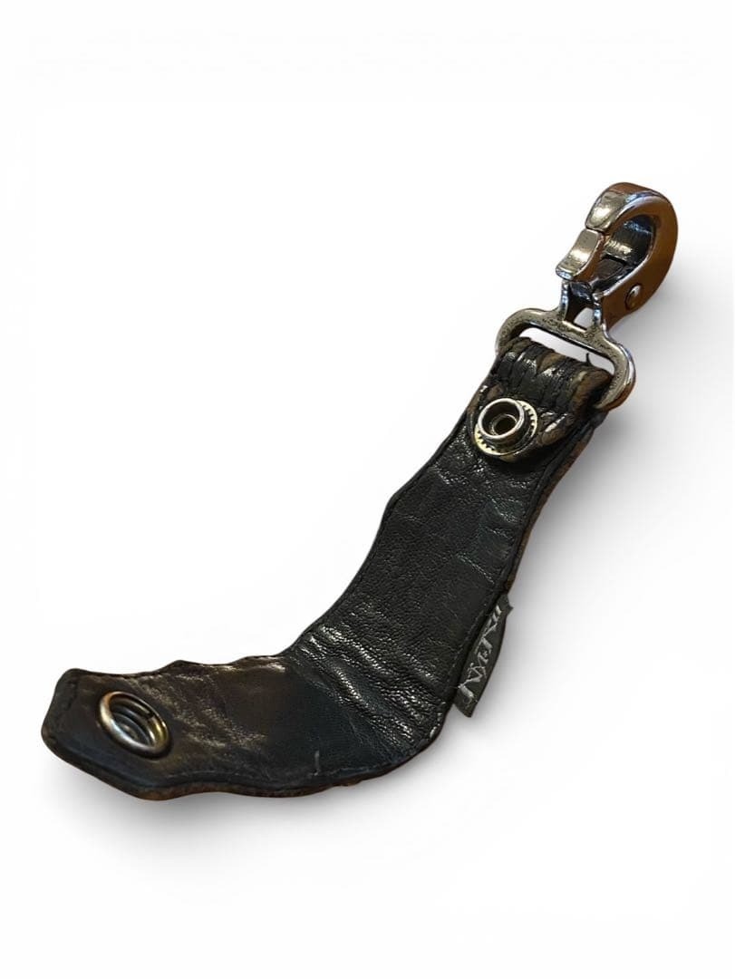 KMRii ケムリ　キーホルダー KMRII KEMURI Belt Loop Leather Keychain Key Ring Strap Charm 12cm