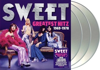 Sweet ''greatest hitz! the best of sweet 1969-1978'' 3CD Softpack NEU Album 2022