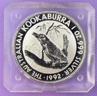 1992 Australian Silver Kookaburra 1 oz — photo from another recent sale