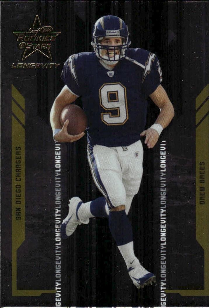 2005 Leaf Rookies & Stars Longevity #80 Drew Brees