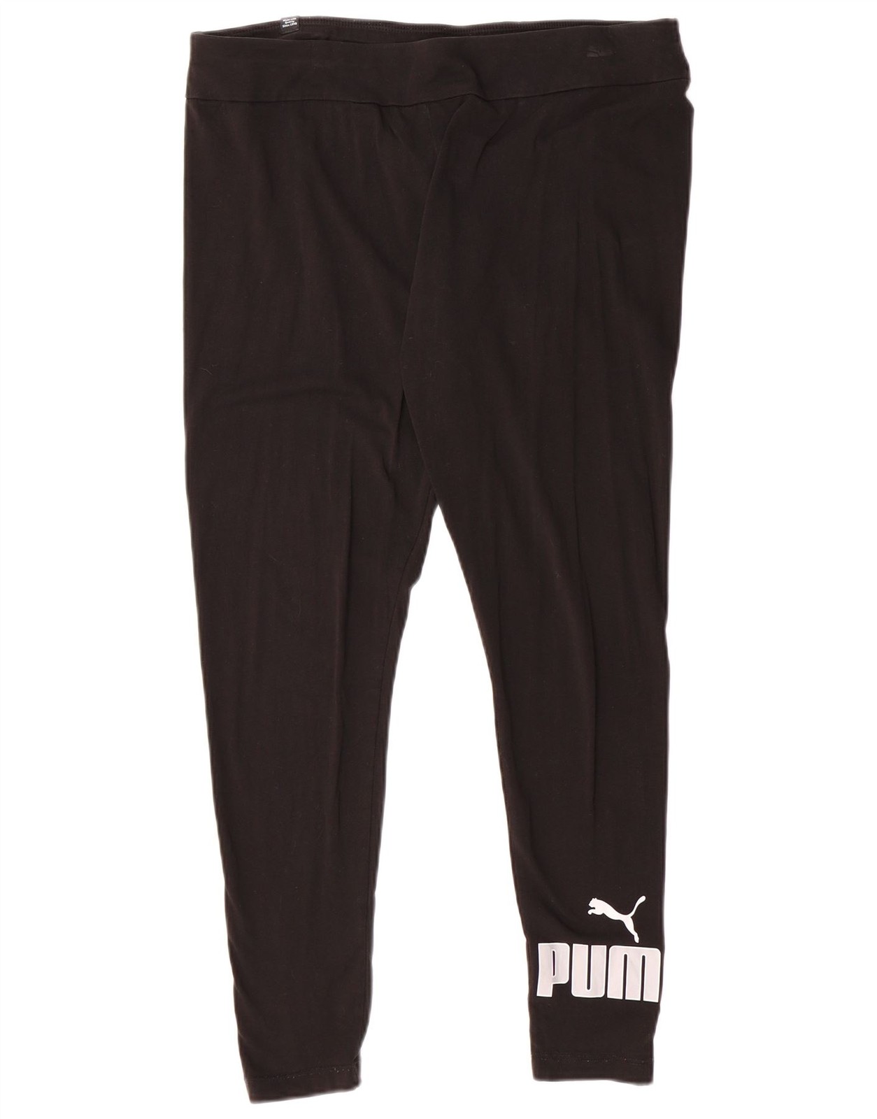 PUMA Womens Graphic Leggings UK 18 XL  Black Cotton CZ05