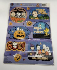 Peanuts Window Clings Snoopy Happy Halloween ...