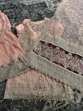 pakistani shalwar kameez Wedding Party Used Once b We