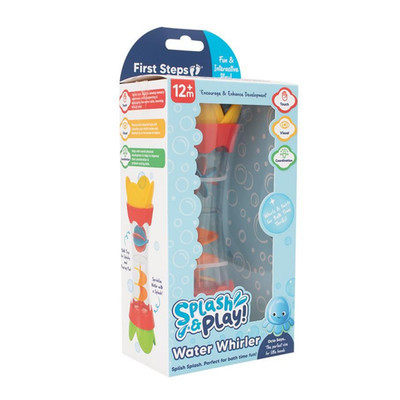 First Steps Wasserwirbler Badespielzeug Splash & Play Spinner 12m + Baby Kleinkind Spaß