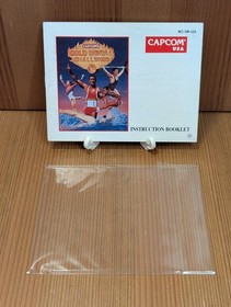 Capcom's Gold Medal Challenge '92 Instruction Booklet Manual Only (NES-GM-USA)