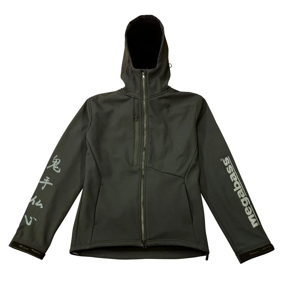 Megabass BLOWattack Hoodie Black Parker, Stylish Outdoor Wear, Fr Japan
