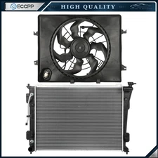 Electric Radiator Cooling Fan Kit For 11-12 Hyundai Sonata 2011-2013 Kia Optima