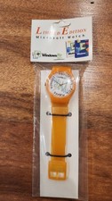 Vintage Windows Me Sweda Watch Microsoft Tech Promo Y2K Orange Translucent