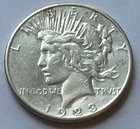 1923-S Peace Silver Dollar in Very Fine Condition