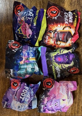 Wendy's Frosty Frights Pt III Packs Lot of 6 Sealed 2026 Premium Kids Meal Toy