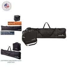 Two-Piece Snowboard and Boot Bag Combo  Store  Transport Snowboard Up to 16...