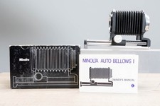 Minolta Auto Bellows I IOB w/ manual Ideal for Extreme Macro Photos Tested