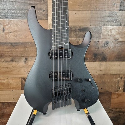 Ibanez Iron Label QX527PB 7-string - Weathered Black, Free Ship
