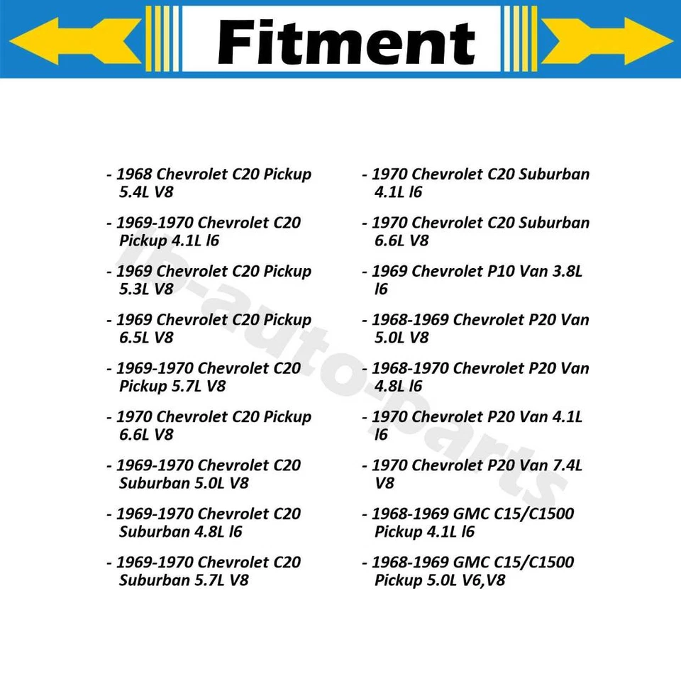 Manguera de freno delantera trasera 4x para camioneta Chevrolet C10 1968 1969 6,5 L Foto 3 de 4