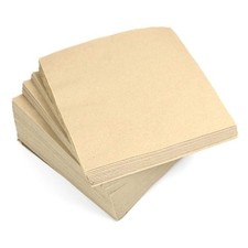 BAMBOO DISPOSABLE BEVERAGE NAPKINS 2 PLY: 40 Pack