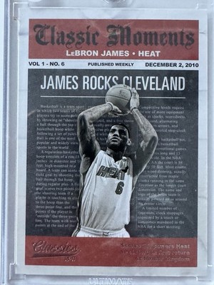 LeBron James  2010-11 Panini Classics classic Moments 082/250