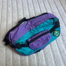 VTG Y2K Earthsports Colorblock crossbody bag USA Made sports surf skater