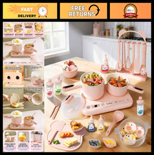 Mini Cooking Set for Kids - Montessori Educational Kitchen Playset, Easy Food Ma
