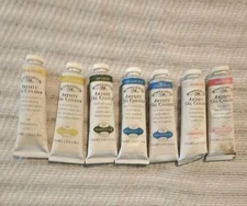 Winsor & Newton Artists' Oil Color - Lot of (7) .37 ml Tubes - NEW - FAST Ship!!