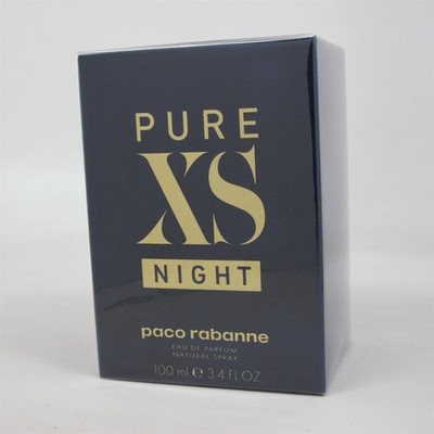 PURE XS NIGHT by Paco Rabanne 100 ml/ 3.4 oz Eau de Parfum Spray NIB