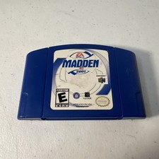 N64 Madden NFL 2001 (Nintendo 64, N64) CART ONLY Authentic Blue