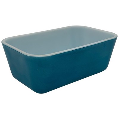 Pyrex 15 Turquoise Teal Aqua Blue Loaf Pan Dish Ovenware