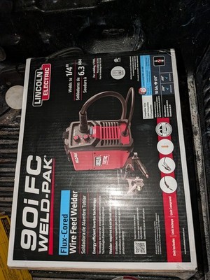 Lincoln Electric 90i FC WELD-PAK Flux-Cored Wire Feed Welder K5255-1  (OB)