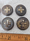 Vintage WW2 Era American Red Cross Uniform Buttons - Lot of 6 — photo 3