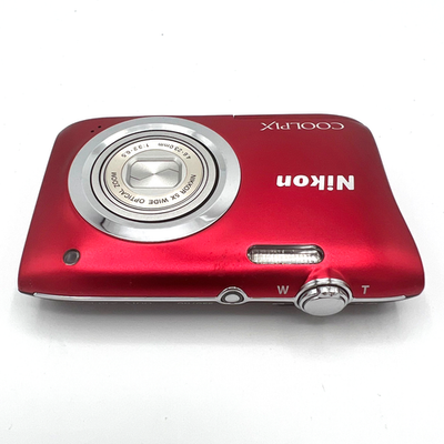 Nikon COOLPIX A100 Red Digital Camera From Japan Tested -1 Day